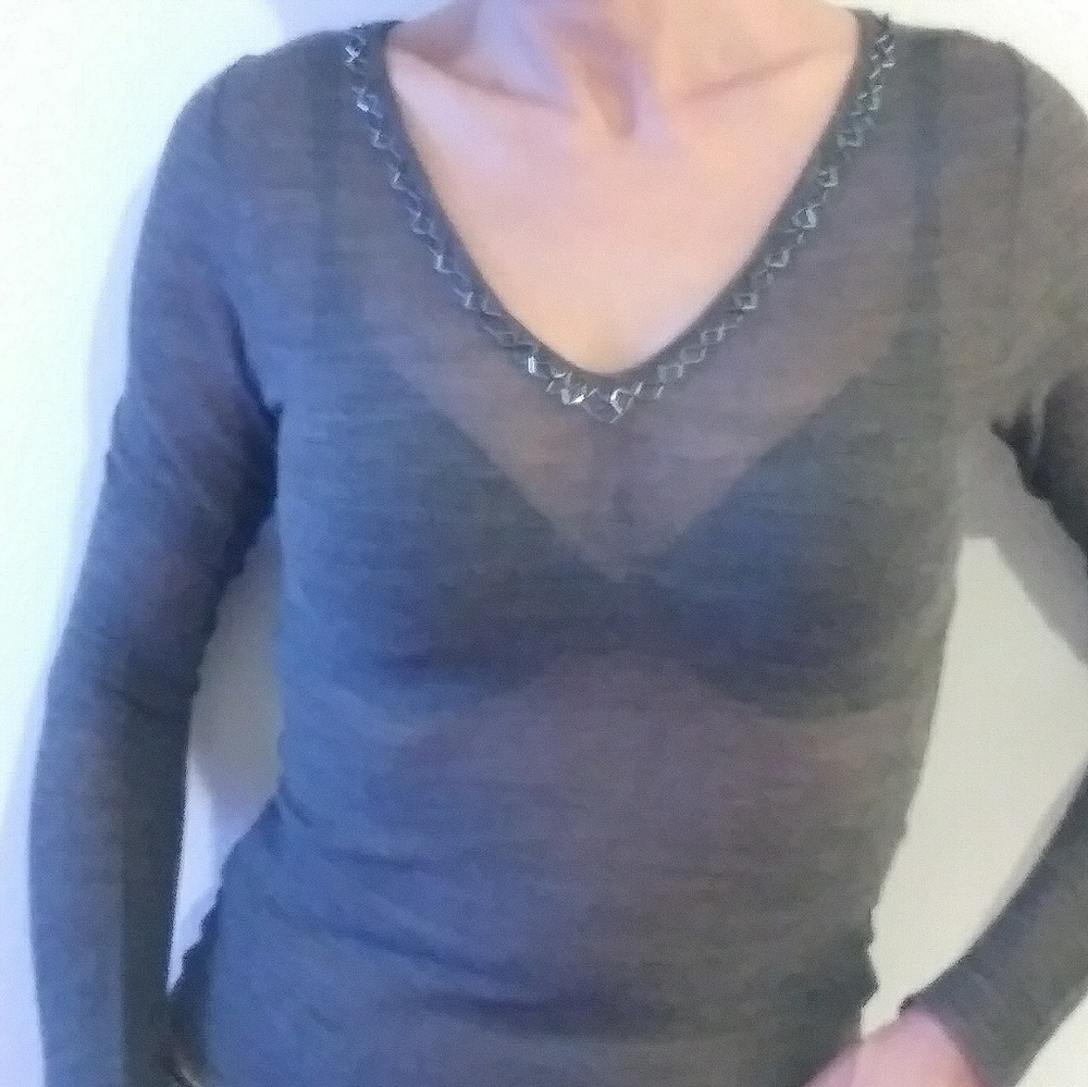 Vivienne Tam's Beaded Sweater